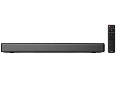 Hisense HS214 2.1ch Sound Bar with Built-in Subwoofer, 108W, All-in-one Compact Design with Wireless Bluetooth, Powered by Dolby Audio, Roku TV Ready, HDMI ARC/Optical/AUX/USB, 3 EQ Modes $69.93 (Reg $101.99)