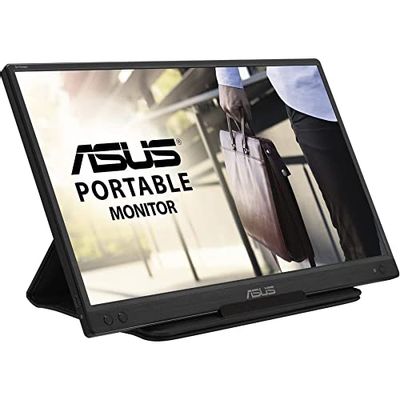 ASUS ZenScreen 15.6” 1080P Portable Monitor (MB166C) - Full HD, IPS, USB Type-C, USB-Powered, Flicker Free, Tripod Mountable, Anti-Glare Surface, Protective Sleeve,BLACK, 8.9"x14.2"x0.5" $199.99 (Reg $215.99)