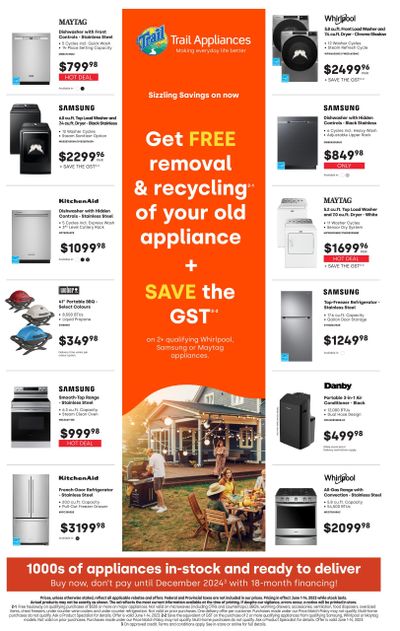 Trail Appliances (BC) Flyer June 1 to 14