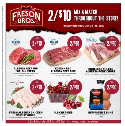 Freson Bros. Flyer June 9 to 15