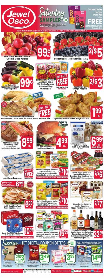 Jewel Osco (IN) Weekly Ad Flyer Specials May 31 to June 6, 2023