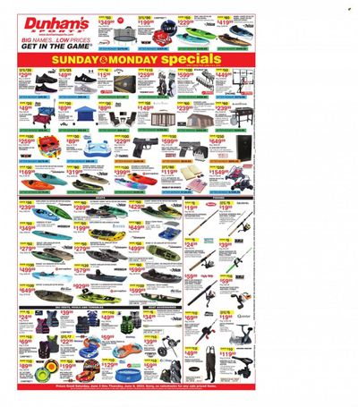 Dunham's Sports (IN, MN, OH, PA, WI) Weekly Ad Flyer Specials June 3 to June 8, 2023