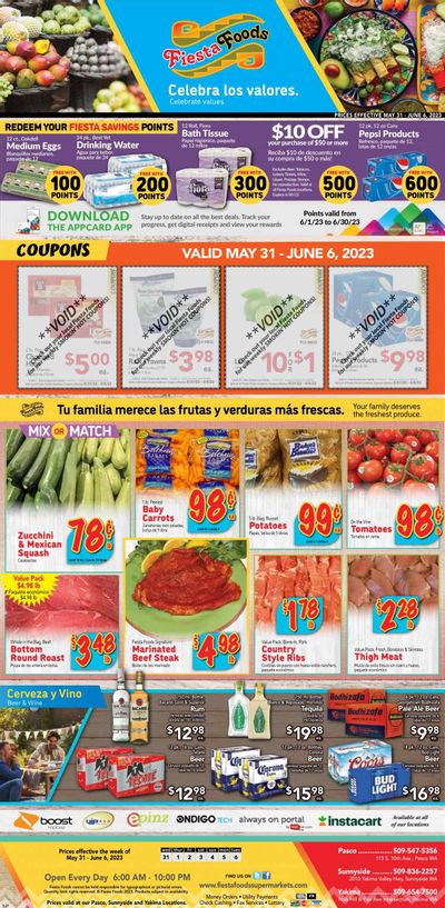 Fiesta Foods SuperMarkets (WA) Weekly Ad Flyer Specials May 31 to June 6, 2023