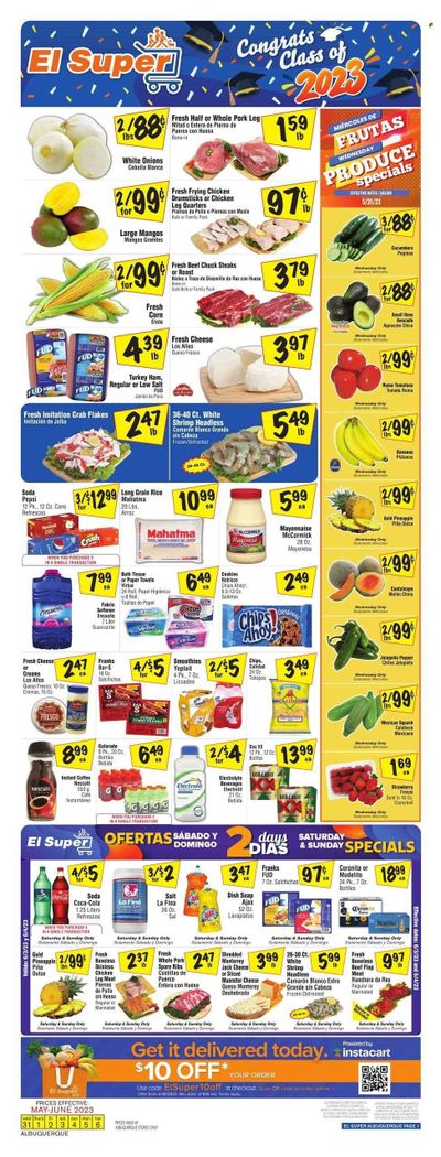 El Super (NM) Weekly Ad Flyer Specials May 31 to June 6, 2023