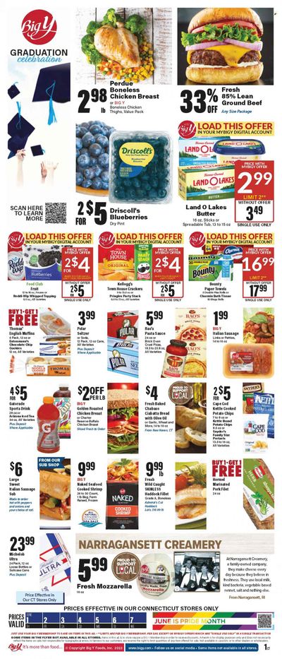 Big Y (CT) Weekly Ad Flyer Specials June 1 to June 7, 2023