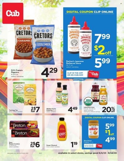 Cub Foods (MN) Weekly Ad Flyer Specials June 4 to June 24, 2023