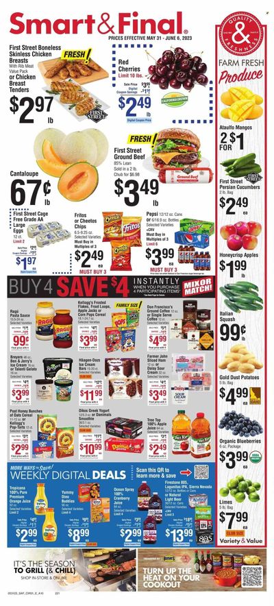 Smart & Final (CA) Weekly Ad Flyer Specials May 31 to June 6, 2023