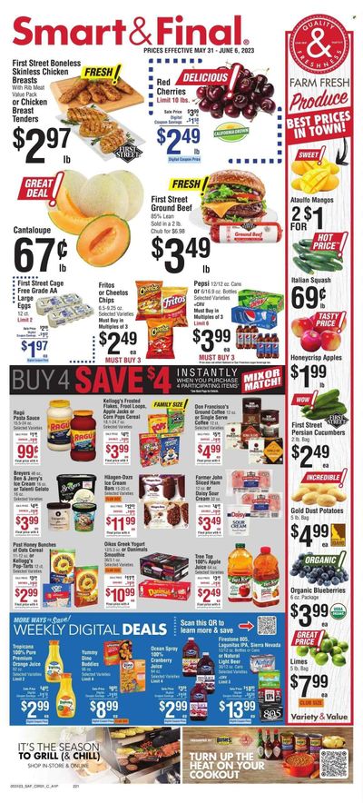 Smart & Final (CA) Weekly Ad Flyer Specials May 31 to June 6, 2023