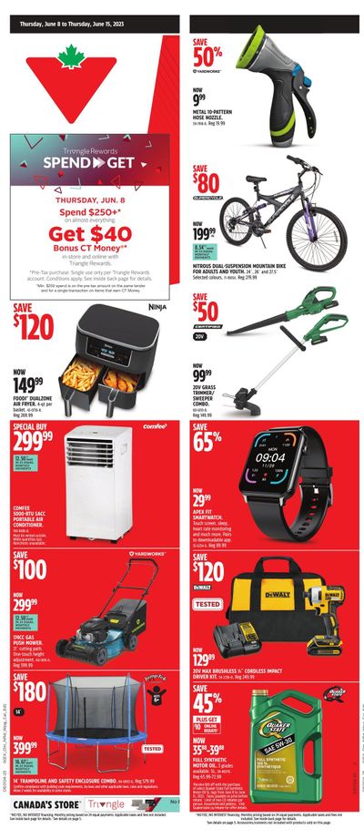 Canadian Tire Summer Big Red Event Flyer June 8 to 15