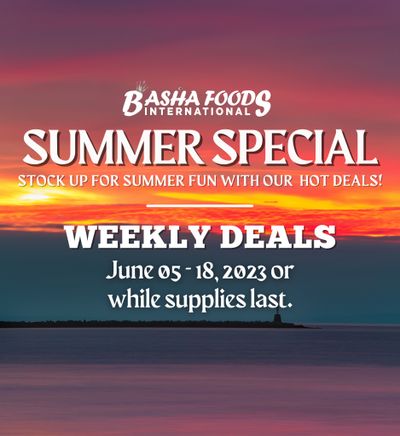 Basha Foods International Flyer June 5 to 18