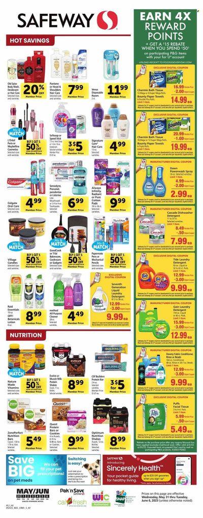 Safeway Weekly Ad Flyer Specials May 31 to June 6, 2023