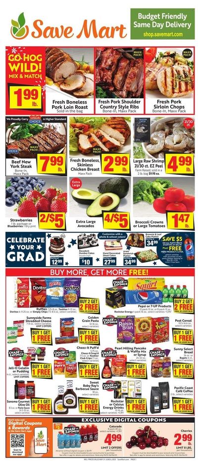 Save Mart (CA, NV) Weekly Ad Flyer Specials May 31 to June 6, 2023