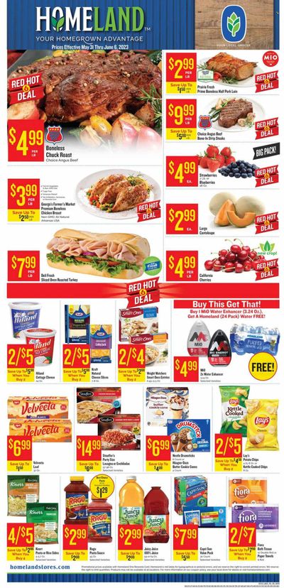 Homeland (OK, TX) Weekly Ad Flyer Specials May 31 to June 6, 2023