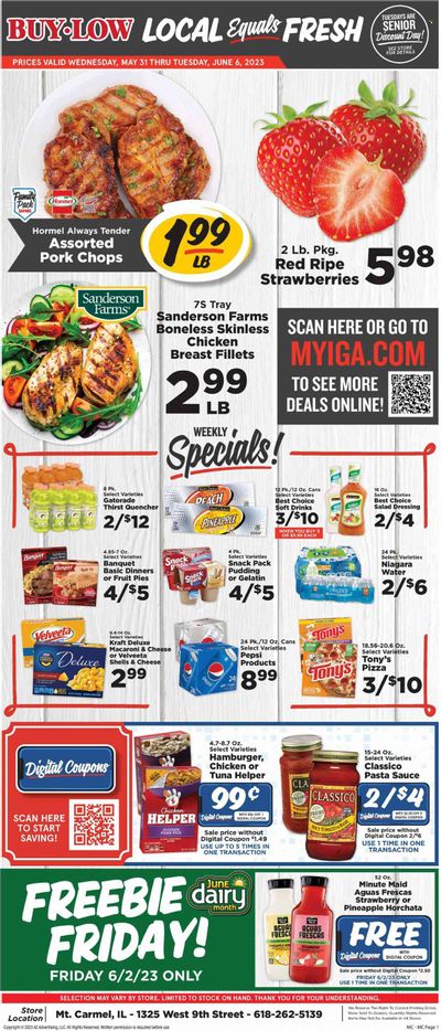 IGA (IL) Weekly Ad Flyer Specials May 31 to June 6, 2023