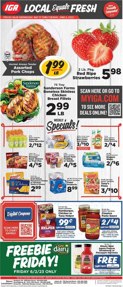 IGA (IN) Weekly Ad Flyer Specials May 31 to June 6, 2023