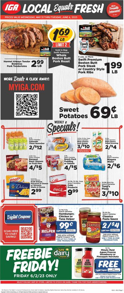 IGA (KY) Weekly Ad Flyer Specials May 31 to June 6, 2023