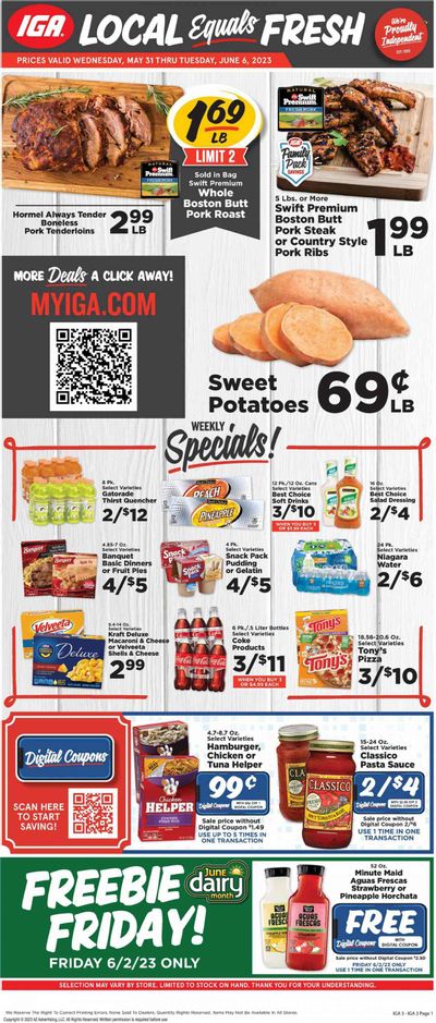 IGA (VA) Weekly Ad Flyer Specials May 31 to June 6, 2023