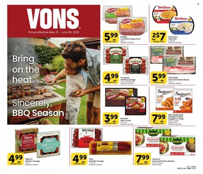 Vons (CA) Weekly Ad Flyer Specials May 31 to June 20, 2023