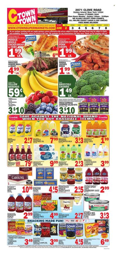 C-Town (CT, FL, MA, NJ, NY, PA) Weekly Ad Flyer Specials June 2 to June 8, 2023