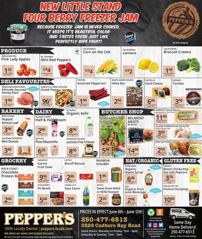 Pepper's Foods Flyer June 6 to 12