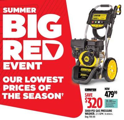 Canadian Tire Canada Deals: Save Up to 50% OFF Summer Big Red Event & more