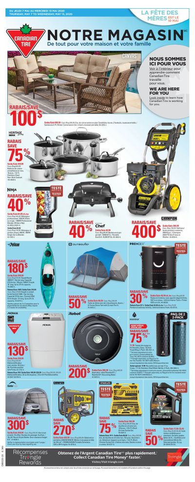 Canadian Tire (QC) Flyer May 7 to 13