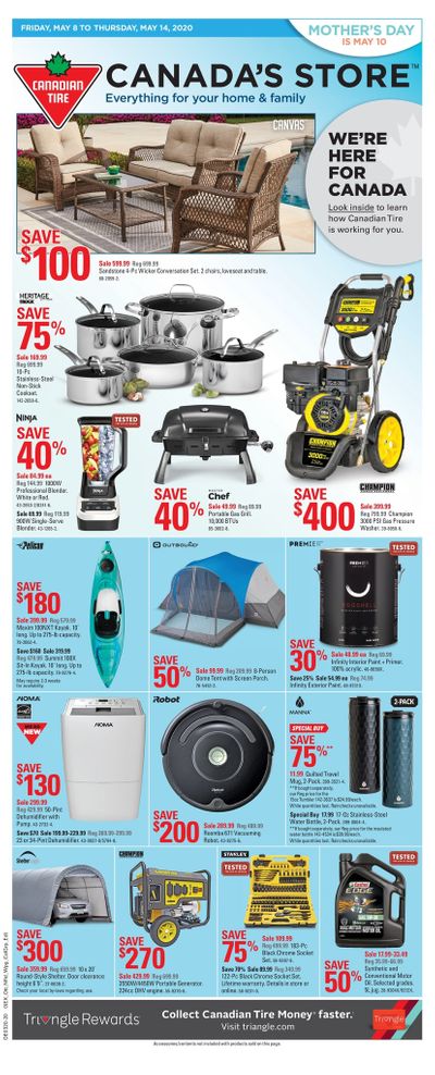 Canadian Tire (West) Flyer May 8 to 14