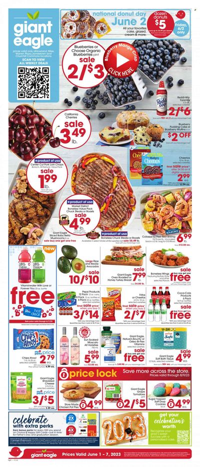 Giant Eagle (OH) Weekly Ad Flyer Specials June 1 to June 7, 2023