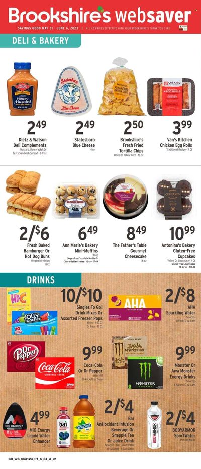 Brookshires (AR, TX) Weekly Ad Flyer Specials May 31 to June 6, 2023