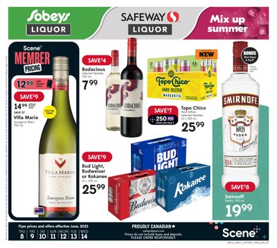 Sobeys/Safeway (AB) Liquor Flyer June 8 to 14