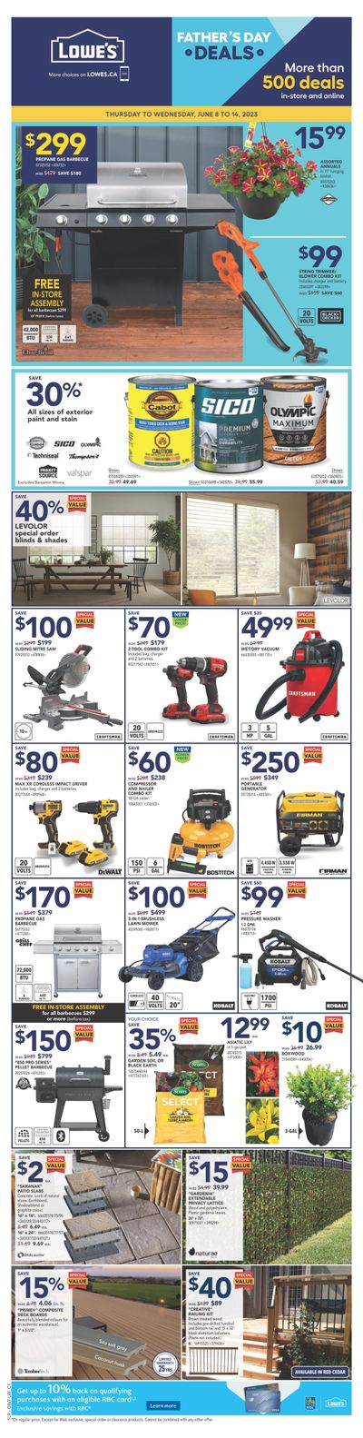 Lowe's (ON) Flyer June 8 to 14