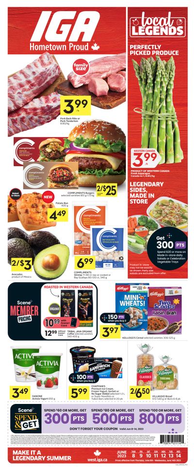 IGA (West) Flyer June 8 to 14