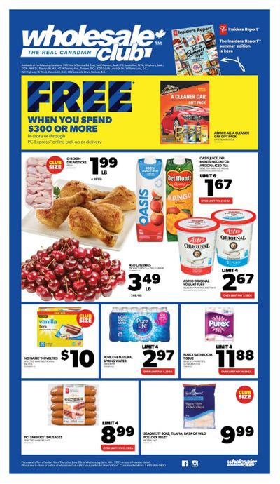Real Canadian Wholesale Club Flyer June 8 to 14