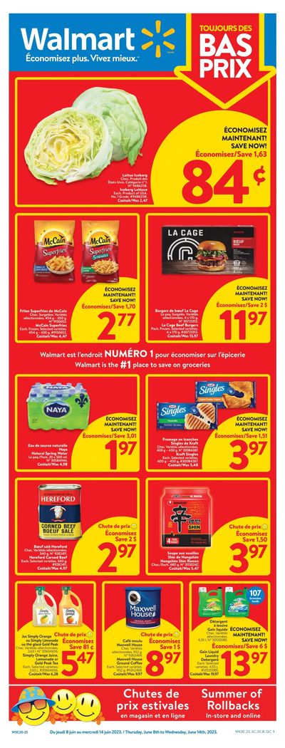 Walmart (QC) Flyer June 8 to 14