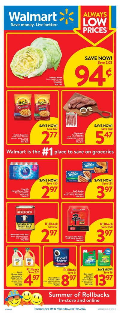 Walmart (West) Flyer June 8 to 14 Walmart (West) Flyer June 8 to 14