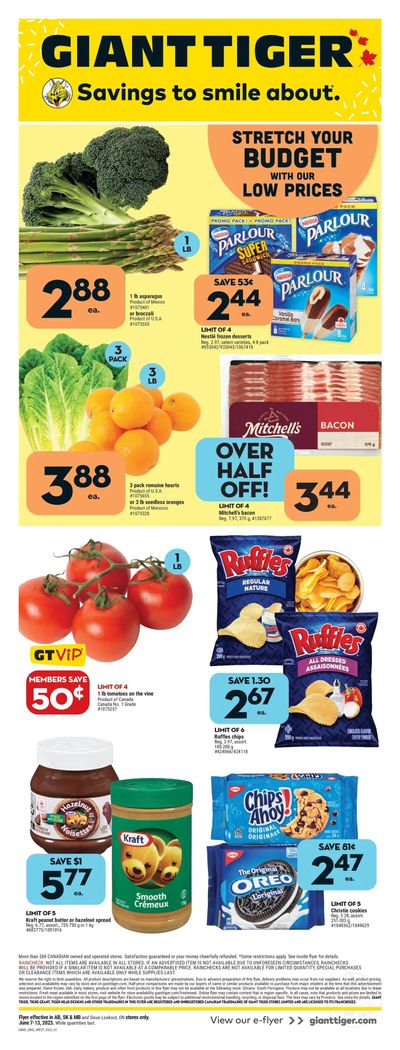 Giant Tiger (West) Flyer June 7 to 13