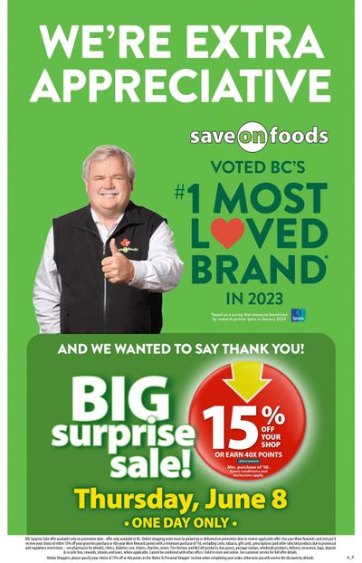 Save On Foods (BC) Flyer June 8 to 14