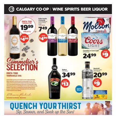 Calgary Co-op Liquor Flyer June 8 to 14