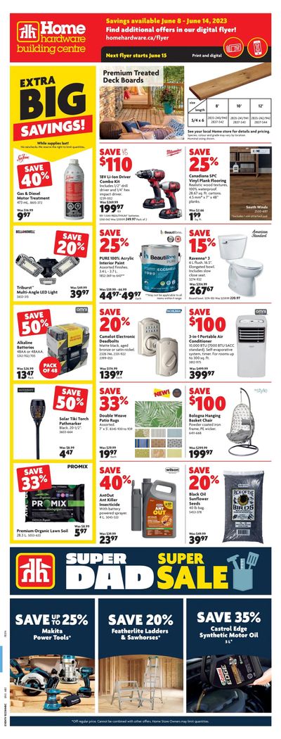 Home Hardware Building Centre (AB) Flyer June 8 to 14
