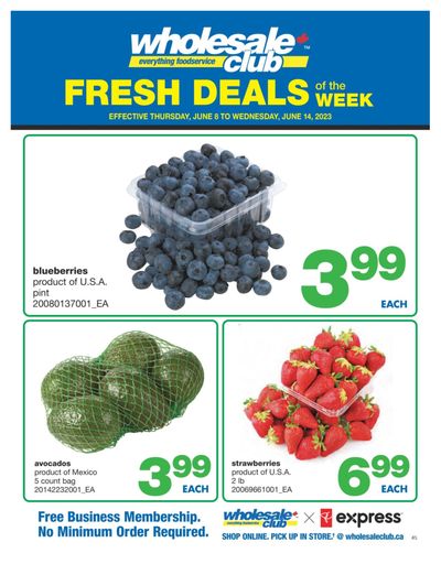Wholesale Club (Atlantic) Fresh Deals of the Week Flyer June 8 to 14 