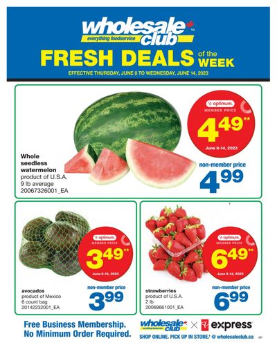 Wholesale Club (ON) Fresh Deals of the Week Flyer June 8 to 14