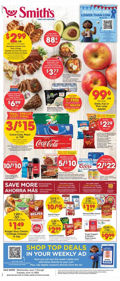 Smith's (AZ, ID, MT, NM, NV, UT, WY) Weekly Ad Flyer Specials June 7 to June 13, 2023
