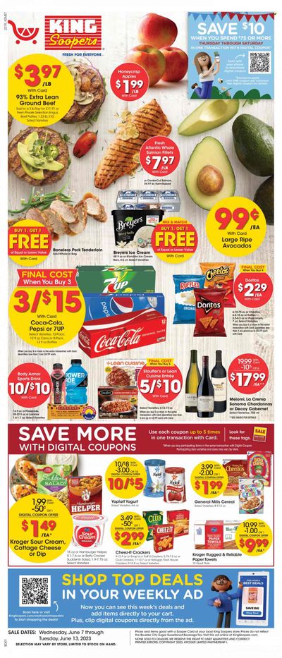King Soopers (CO) Weekly Ad Flyer Specials June 7 to June 13, 2023