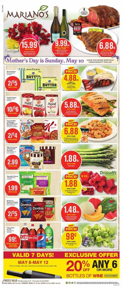 Mariano’s Weekly Ad & Flyer May 6 to 12