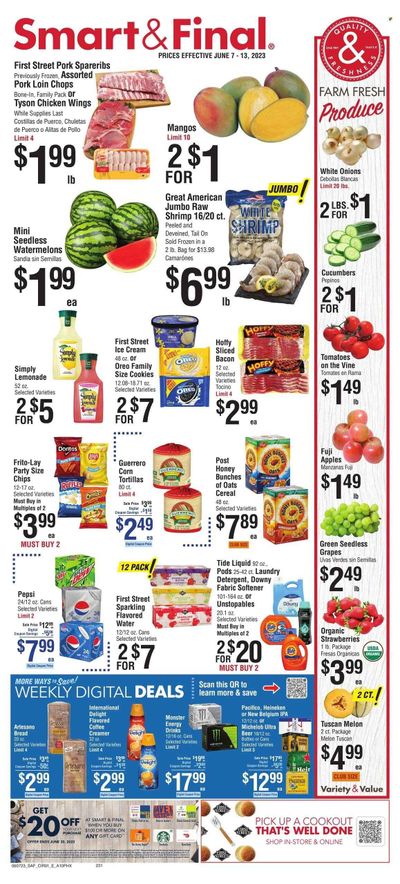 Smart & Final (AZ) Weekly Ad Flyer Specials June 7 to June 13, 2023