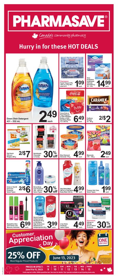 Pharmasave (ON & West) Flyer June 9 to 15