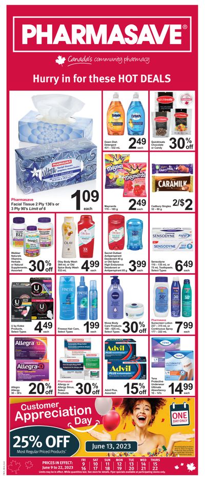 Pharmasave (West) Flyer June 9 to 22