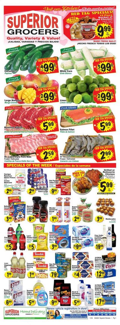 Superior Grocers Weekly Ad & Flyer May 6 to 12