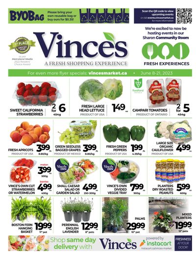 Vince's Market Flyer June 8 to 21