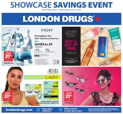 London Drugs Showcase Savings Event Flyer June 9 to 21